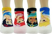 JJMax Girls Princess Series Character Socks: Elsa, Anna, Ariel, Snow White, Jasmine