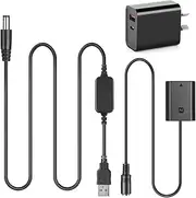 Raeisusp AC-FZ100 USB Cable + NP-FZ100 FZ100 VG-C3EM Dummy Dattery + 5V3A Adapter for Sony Alpha A9 A7RM3 A7RIII a7iii A7M3 ILCE-9