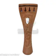Inlaid Jujube Violin Tailpiece Brown Colored 4/4 Size