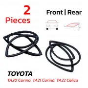 Front Rear Windshield Weatherstrip For Toyota Carina TA21 Celica TA22 1971-'77