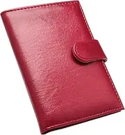 [CHUAN boutique] Leather Passport Holder PU Fashion Passport Book Buckle Hand-held Passport Bag Travel Passport Cover Secure Passport Cover