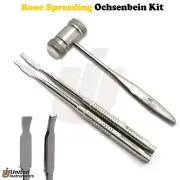 Dental Oral Surgery Ochsenbein Chisel Spreading Mallet Hammer Set Of 3