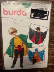 Burda 4359 UNCUT Sewing Pattern, Kids' Superhero Costumes, Size 4-10