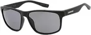 [Calvin Klein] Men's CK19539S Rectangular Sunglasses, Matte Black/Grey, 59 mm