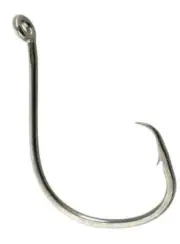 Addya A608BN3/0-25 Offset Wide Bite Octopus Circle Hook Black Nickel Sz 3/0 25CT