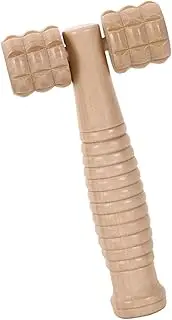 Ipetboom Wooden Roller Massager for Deep Tissue Relief Portable Handheld Massage Tool for Neck Shoulders Face Body Promotes Durable Lightweight Design