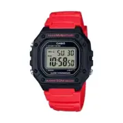 Casio WATCH SPORT Large Case Digital Sport UNISEX Red Black * W218H4B
