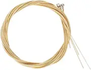 Vaguelly Brass Fittings 1 Set Bass Strings Steel Bass Parts Guitar Bass Accessories Music Accessories Violin Accessories Bass Accessory Stringed Instrument Ballad Brass Music Steel Wire