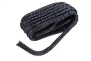 Seachoice Double-Braid Nylon Dock Line Black 1/2 In. X 25 Ft.