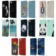 OFFICIAL BARRUF ANIMALS LEATHER BOOK WALLET CASE FOR APPLE iPOD TOUCH MP3