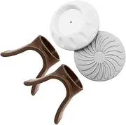 ERINGOGO Ergonomic U-Shaped Column Fixer 4pcs Gate Wall Cups for Gate Doorway and Pet Safety