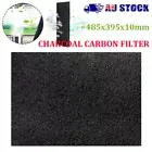 Rangehood Activated Charcoal Carbon Filter 485x395x10mm Range Hood Filter Black
