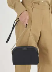 Oroton Lena Slim Crossbody Bag BNWT Black RRP $299
