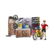 Bruder Licensed 1:16 Scale Bike Shop with Service Workshop Comprehensive Shop Equipment