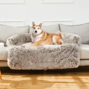 Large Washable Fluffy Soft Warm Bed Sleeping Kennel Nest Sleeper Dog Bed Sofa AU
