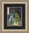 Pablo Picasso Claude Drawing Francoise and Paloma Custom Framed Print