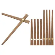 Clock Hands Kit, 5 Set Wooden Mechanism Clock Hand Parts for 12 Inch Clock, A1