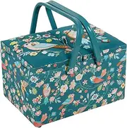 [Hobby Gift] Large Double Lid Sewing Applique Bird Aviary Storage Box
