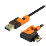 群加 POWERSYNC 抗搖擺雙頭MICRO USB3.0&2.0充電傳輸線/1.5M（USB3-KRMIBX150）