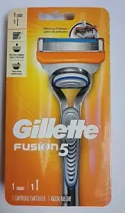 NEW Gillette Fusion 5 Men's Razor 1 Handle + 1 Blade Refills