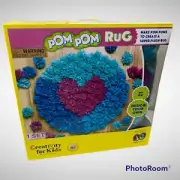 Pom Pom Rug Creative Kit Design Your Own Creativity for Kids New