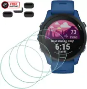 Screen Protector for Garmin Forerunner 255/255 Music Smartwatch [4 Pcs] + Anti-D