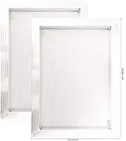 Aluminum Screen Printing Screens 25X35 CM Frame-110 White Mesh (2 PCS)