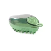 Silicone Dog Brush For Bath Pet Shampoo Brush Dog Bath Brush With Soap Dispenser
