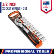 1/2" Ratchet Socket Wrench Set Extension Bar Extension Bar Crv No-Slip Handle