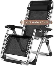 Outdoor Chairs Sun Patio Lounger Recliner for Beach G Camping Folding Lounge Chair Support 200kg to Pursue Happiness