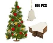 Wooden Ornament Christmas Wooden for DIY Christmas Hanging Decoration