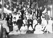 Mitre Victoria 1915 - People in fancy dress at a ball Old Historic Photo