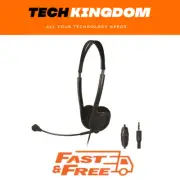 Shintaro Lightweight Headset with Boom Microphone, Inline Volume Control
