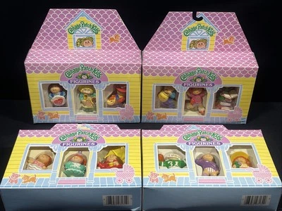 Vintage 1985 Cabbage Patch Kids Panosh Place Figures Set Of 4 Box