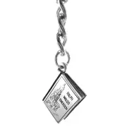 New Road Novelties Premium Pewter Keychain: Ralph Waldo Emerson-Gift Box Include