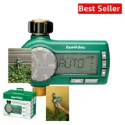 Digital Hose End Timer Controller, Programmable for One Zone - Brass