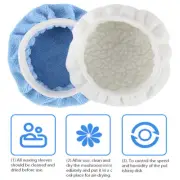 8Pcs 150mm Polishing Bonnet Buffer Pads 6" Soft White Wool For Car Polisher ❧Ж