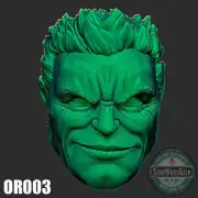 Incredible Hulk custom head for 4" 6" 7" 12" Marvel action figures