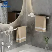 Towel Bar Towel Rack Shower Towel Holder Wall Mounted Shelf Storage Rack Hook