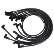 Black 8.5mm Spark Plug Wire Set with 135° Plug Boots for Ford Small Block V8