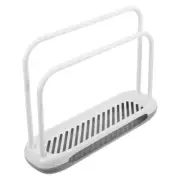 Towel Storage Rack Countertop Stand Footed Fruit Bowl Holders Standing White