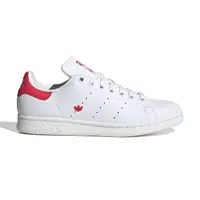 在飛比找momo購物網優惠-【adidas 愛迪達】Stan Smith 女鞋 白紅色 