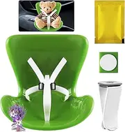 Car Seat for Labubu Dolls 10-17cm Have a Seat Car Air Vent Clip Safety Chair Accessories for Protecting Decorations Doll Sofa Green Interior Ornaments Suitable for Fans Dolls Collectors Display