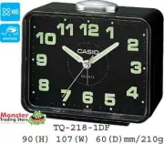 CASIO ALARM DESK CLOCK TQ-218-1DF TQ218 NEW 12 MONTH WARRANTY