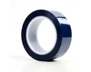 1 Inch High Temperature Blue Powder Coating Flash Polyester Masking Tape