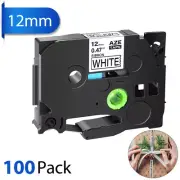 100pk TZe-R231 Ribbon Tape Compatible with Brother P-Touch P700 H100 12mm 0.47"