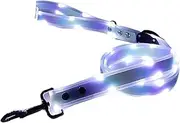 Light up Dog Collar - Rechargeable Light up Dog Safety Necklace - Luminous Safety Collar for Small, Medium, Large Pet Breeds