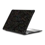 MacBook Air 13-inch (M1 / Intel) Impact Case Ab Linear Rainbow Black