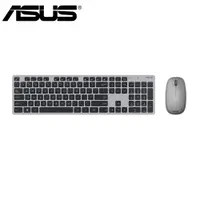 在飛比找PChome24h購物優惠-ASUS 原廠 W5000 輕薄無線鍵盤滑鼠組