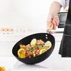 Universal Small Cast Iron Wok No Coating Pot Mini Frying Pan Dormitory